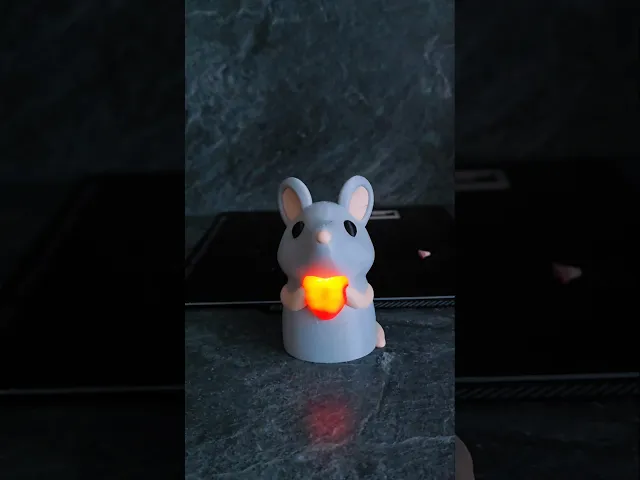 Little Mouse / Heart lights up / Mini / Keychain video thumbnail