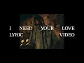 Download Lagu Jonna Fraser x Frenna - I Need Your Love (prod. YAM) [Lyric video]