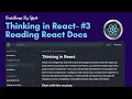 Master Thinking in React Build Better UIs with React Concepts