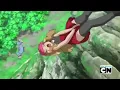 Lagu Greninja and Frogadier saves Serena and Clemont from Falling | Pokemon XYZ in English |