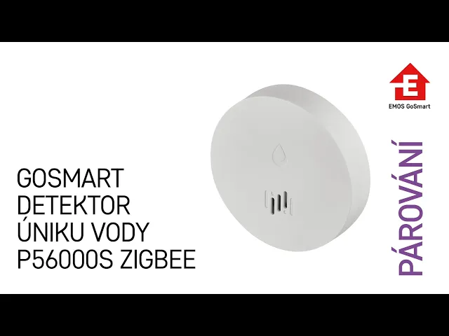 Датчик за наводнение с батерия ZigBee GoSmart EMOS - интелигентен детектор за течове на вода P56000S