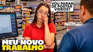 MAIS UM NOVO TRABALHO...SERÁ QUE VOU PARAR COM OS VÍDEOS?