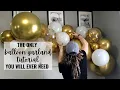 The Only BALLOON GARLAND TUTORIAL You Will Ever Need Meagan Nichole DIY Lifestyle