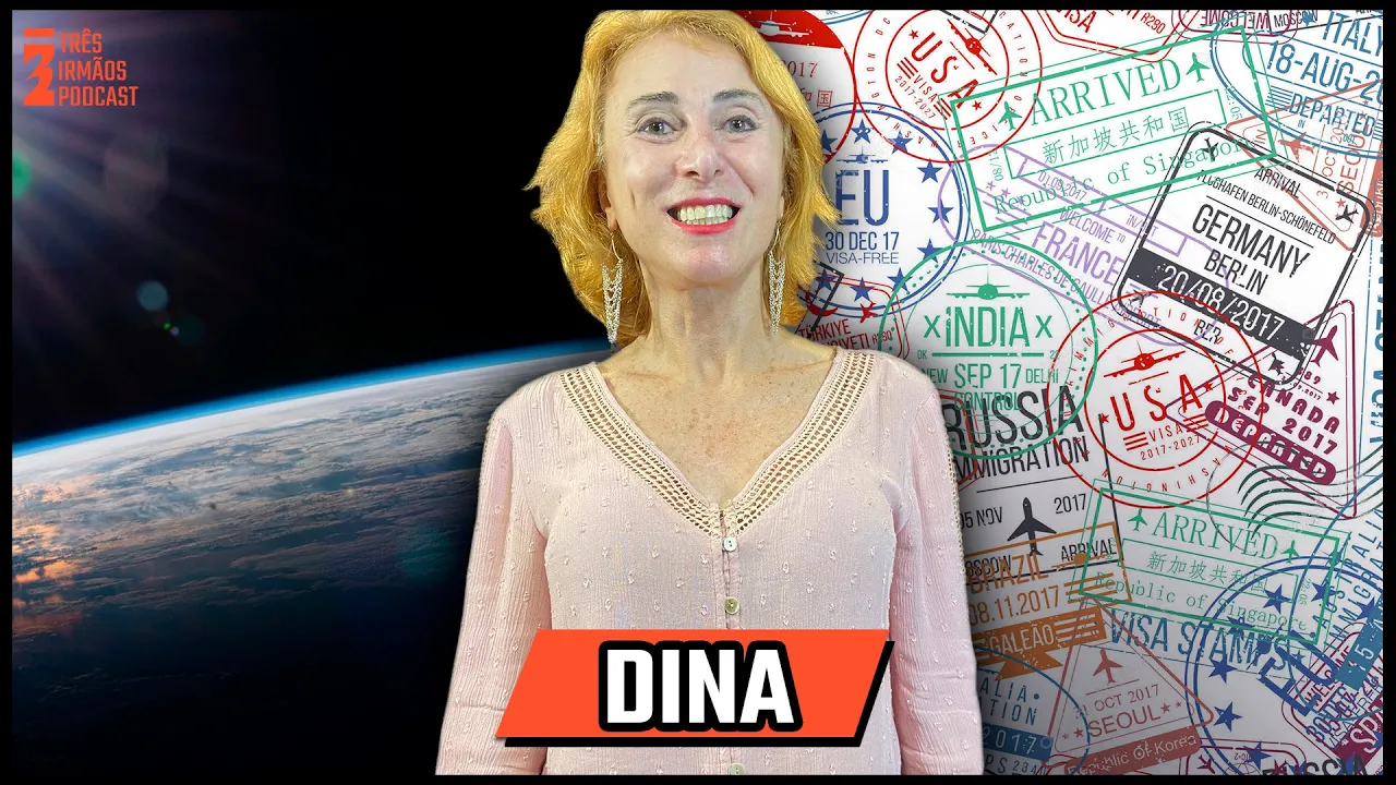 Dina Barile - Primeira e única Brasileira a ir à ESTRATOSFERA - Podcast 3 Irmãos #356