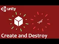 Unity C - How to Create and Destroy GameObjects