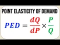 Point Elasticity of Demand Explained Easy Formula Step-by-Step Example Think Econ