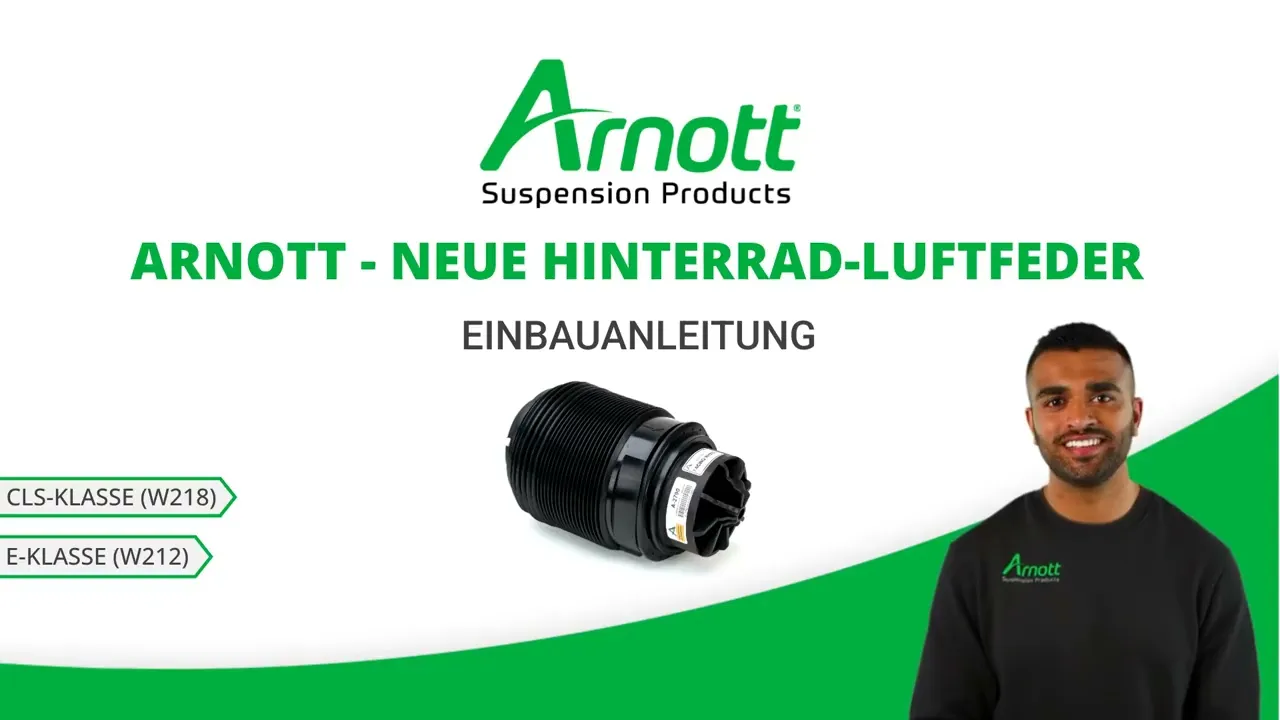 Arnott Luftfeder-Installationsvideo für Mercedes-Benz E-Class (W212) und CLS (C218)
