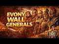 Who to Choose as a Wall General if F2P on Evony