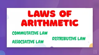 Laws of Arithmetic LearnStalk Maths