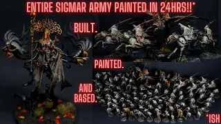 SCARIEST Warhammer Army in the World Speed Painted in 24hrs