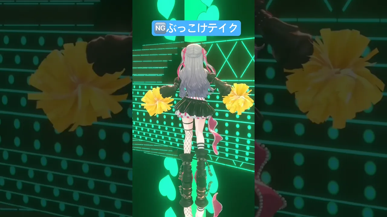 めっちゃこけた😂😂こういう時もある😵😵 #vtuber #shorts #dance