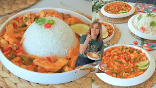 كاري الدجاج التايلندي 😋Thai chicken curry