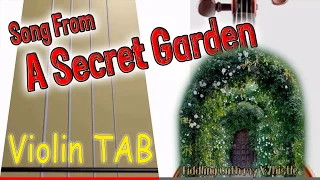 song from a secret garden the things you are to me violin play along tab tutorial
