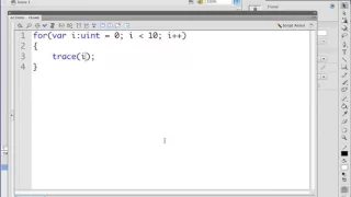 63 Flash AS3 - Creating loops