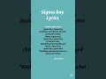 Lagu Sigma boy lyrics ( #lyrics #love#sigma#@lyricsboy)