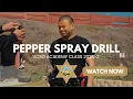 VCSO Academy Pepper Spray Drill