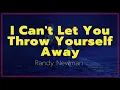 I Can't Let You Throw Yourself Away (From "Toy Story 4") | Lyrics