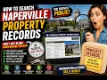 How to search Naperville property records