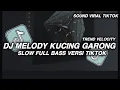 Lagu DJ MELODY KUCING GARONG SLOW FULL BASS BY DJ KOMANG VIRAL TIKTOK TERBARU 2025 YANG KALIAN CARI