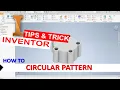Inventor How To Circular Pattern