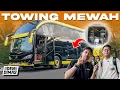 Download Lagu TOWING BUS SULTAN‼️ Disetirin Bus Sama Mas Arkan Nyobain PO King Ichsan Sekalian Bawa Stylo Mio Drag