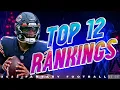 2023 Fantasy Football - Top 12 Quarterback Rankings
