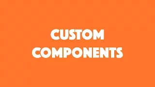 Setting up Custom Components in Ionic