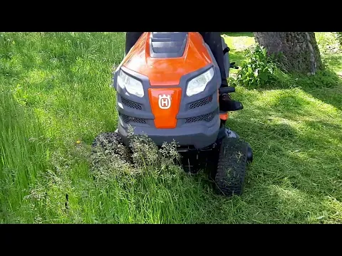 Download MP3 Tractor Husqvarna TC 139 T LAWNMOWER TRACTOR TEST grass cutting