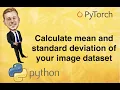 3 How to calculate the mean and standard deviation of your image dataset PyTorch