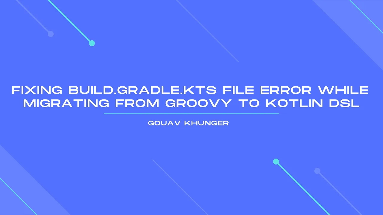 Fixing build.gradle.kts file all in red after migrating from Groovy to Kotlin DSL
