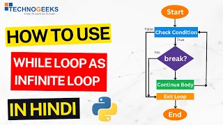 How to use while loop as infinite loop in Python Hindi Technogeeks