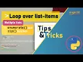 Python Looping over List Items Python Enumerate and Zip Function