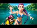 Download Lagu RESCUING RUMI FROM ZOEY'S PLOT DURING THE SWIMMING COMPETITION - HUNTR/X “GOLDEN” KPOP Demon Hunters