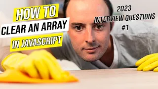 How do you clear an array in JavaScript 2023 Interview Question