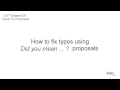 DVT Eclipse IDE Quick Fix Proposals - How to Fix Typos Using Did You Mean Proposals