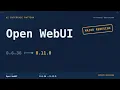 Open WebUI Update 0 6 36 - 0 11 0