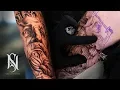 Good vs Evil Half Sleeve Tattoo Time Lapse Nick Sundstrom