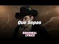 Que Sepas - Alfredo Olivas // LO MAS NUEVO 2026