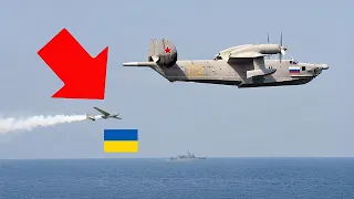 Watch Ukrainian Drones OBLITERATE a Russian Plane
