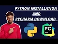 Downloading Python and Pycharm Installation Python Tutorials For Absolute Beginners In Hindi