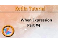 Kotlin Tutorial when expression Part 4 Switch Case