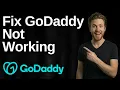 Fix GoDaddy Not Working 2026 Easy Guide