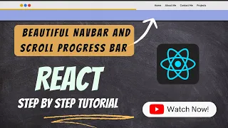Create a Scroll Indicator Progress Bar Beginner ReactJS project from Scratch