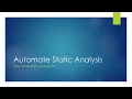 Automate Code Quality Course 05 Using SonarQube to Automate Static Analysis
