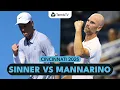 World No 1 Jannik Sinner vs Adrian Mannarino Highlights Cincinnati 2025