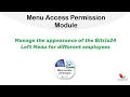 Menu Access Permission Module Tutorial