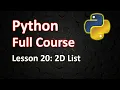 2D List in Python