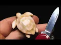 Whittle a Sea Turtle Step-By-Step Beginner Tutorial