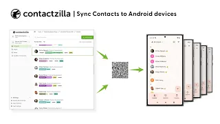 Sync CardDAV Contacts to Android with Contactzilla QR Code Setup