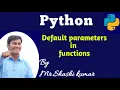 Default Parameters in Python Functions